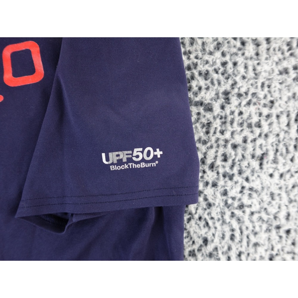Speedo Men's Navy Blue‎ Short Sleeve T Shirt SPF 50+ M - Picture 6 of 8